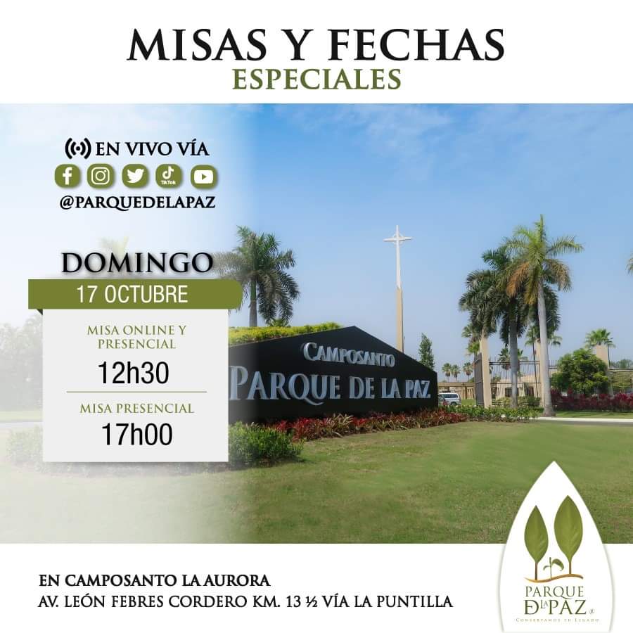 Misas y fechas especiales