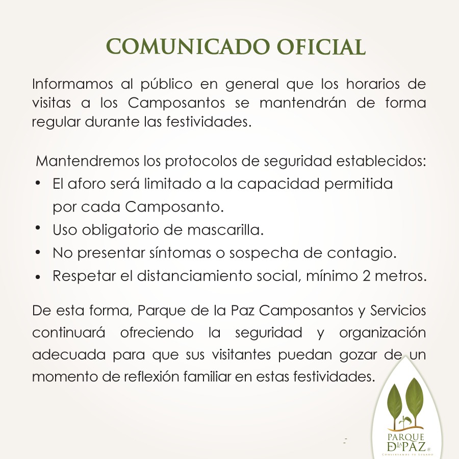 COMUNICADO OFICIAL