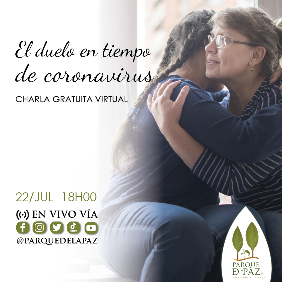 Charla para el Manejo del Duelo" el próximo miércoles 22 de Julio