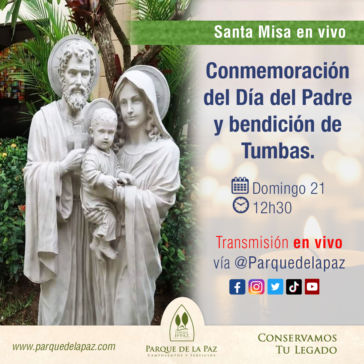 SANTA MISA EN HONOR AL DÍA DEL PADRE